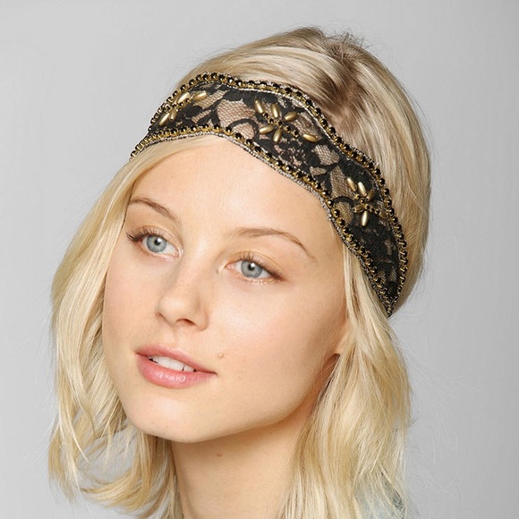 Textured Metallic Swan Lake Headwrap Guess Bite Me - Picture 6 of 8